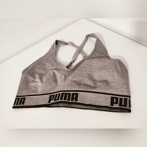 Puma Sports Bra, light gray bra